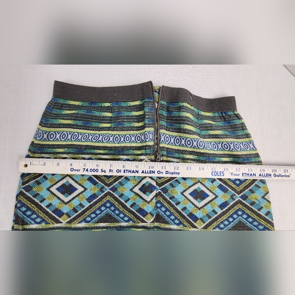 VINTAGE AMERICAN EAGLE OUTFITTERS WOMEN'S MINI SKIRT, SIZE 8, MULTICOLOR - Picture 8 of 10